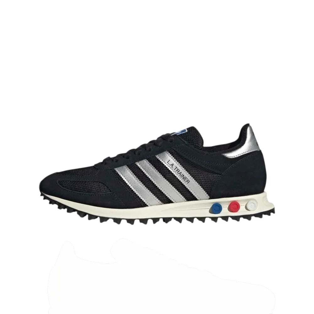 adidas La Trainer Og Sneakers Unisex Adulto, Nero/Silver - KJ4381
