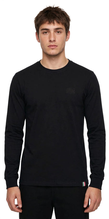 Leone t-shirt manica lunga in cotone