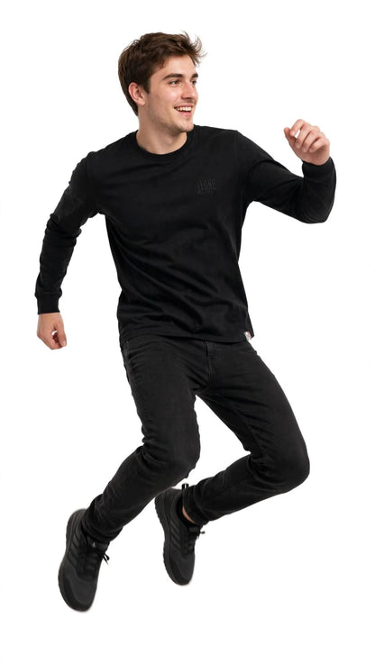 Leone t-shirt manica lunga in cotone
