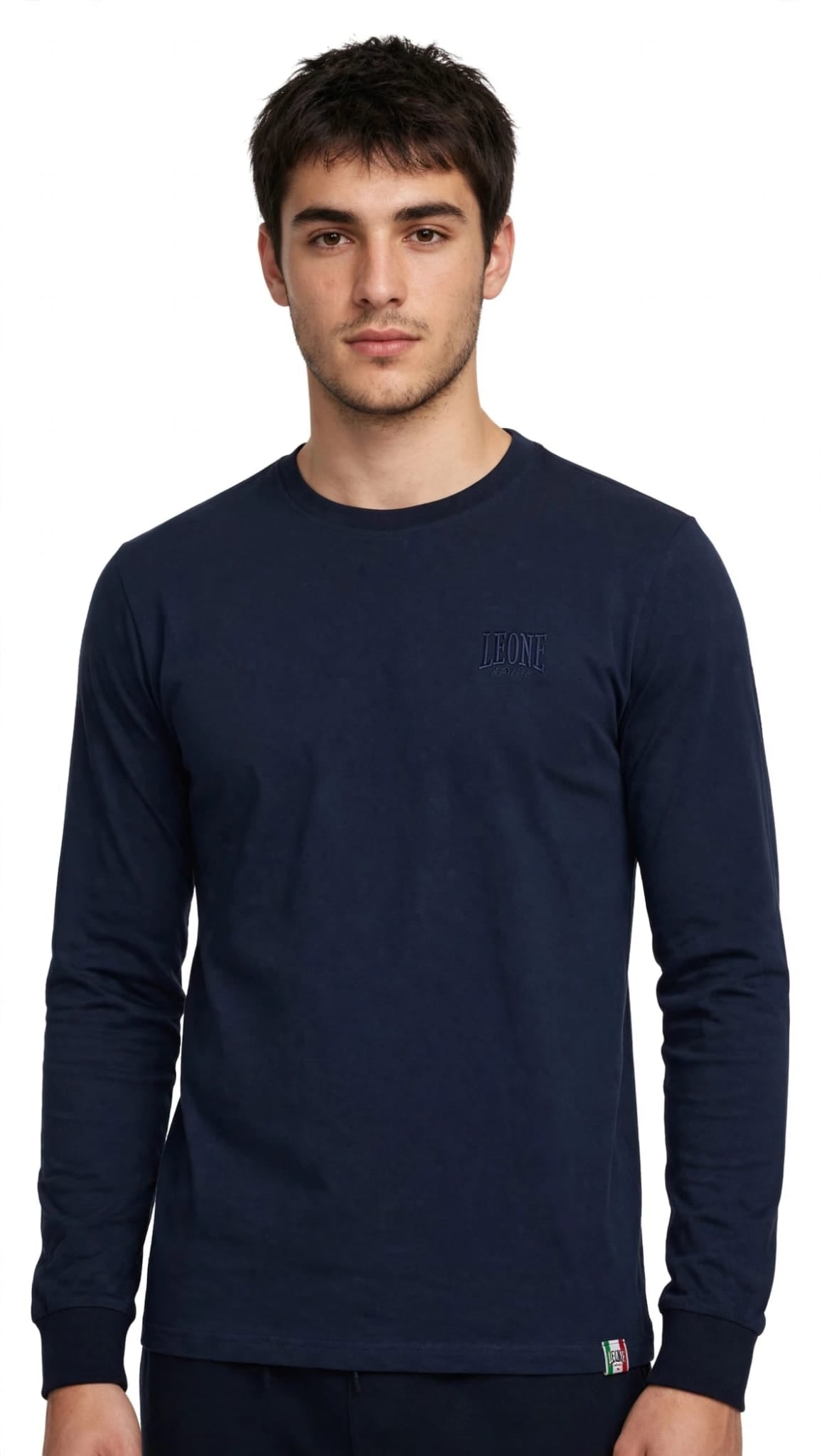 Leone t-shirt manica lunga in cotone