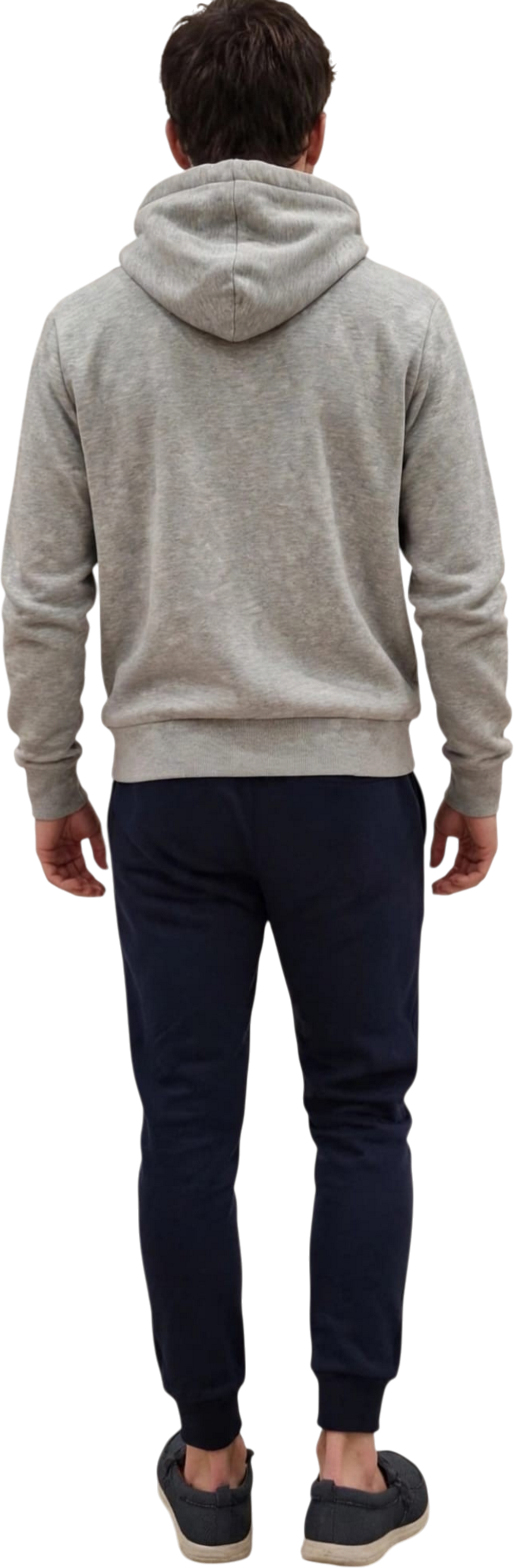 Leone tuta zip lunga cappuccio in cotone felpato
