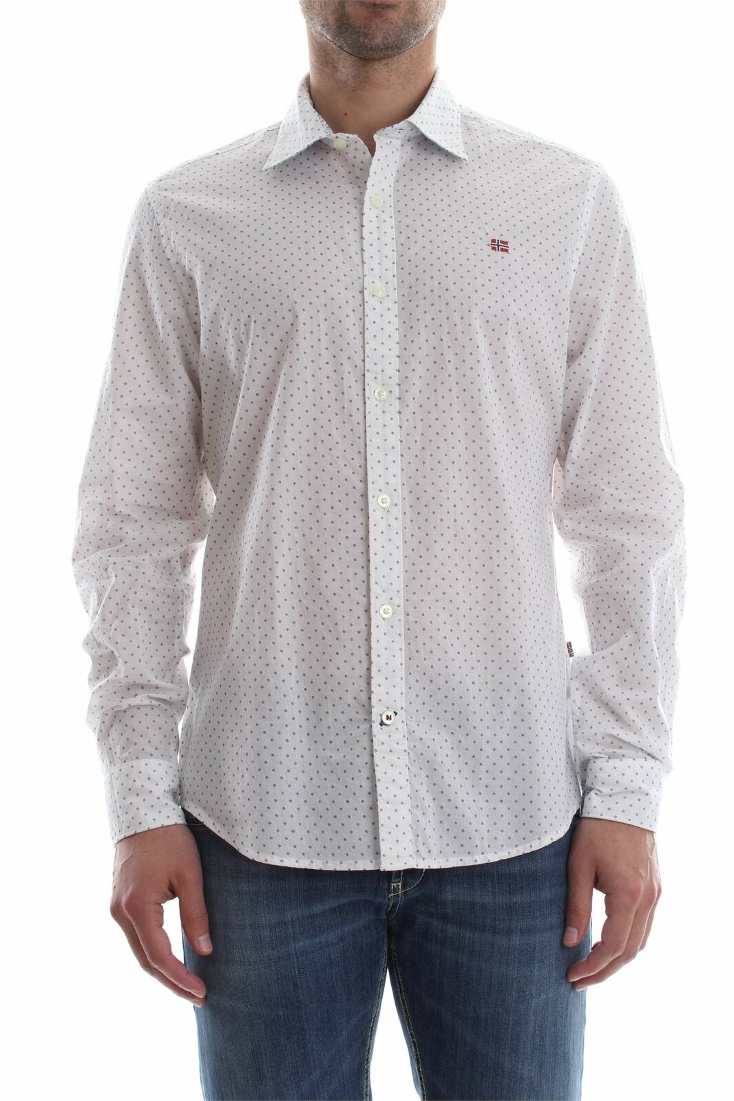 Napapijri Camicia microfantasia  mod GISBORNE