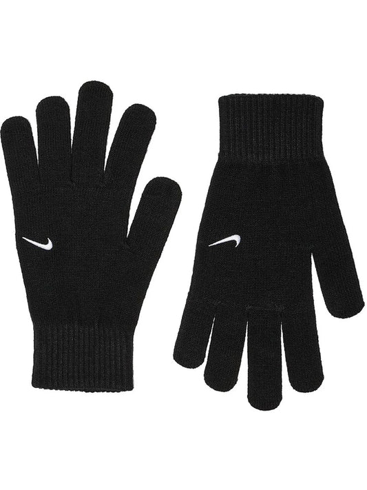 Guanti in maglia JR ya swoosh knit glv bk/wh