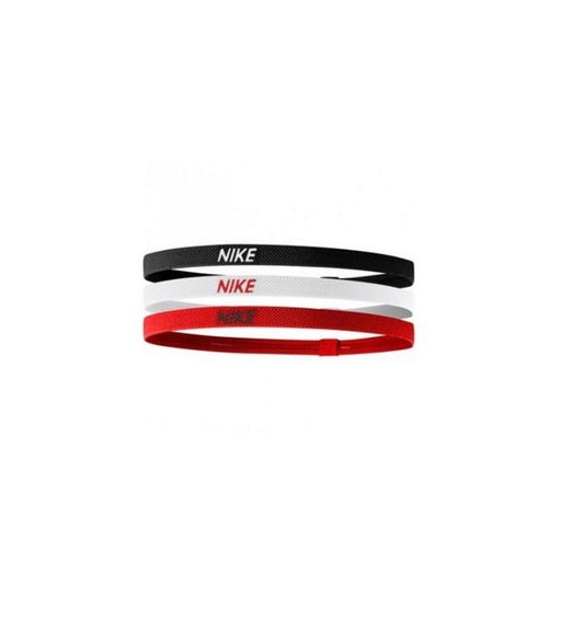 Nike elastic hairbands 3 pk bk/wh/ur