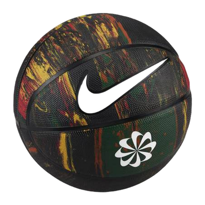 Nike pallone basketi sintetico everyday plgrd nn 07 mt/bk/wh