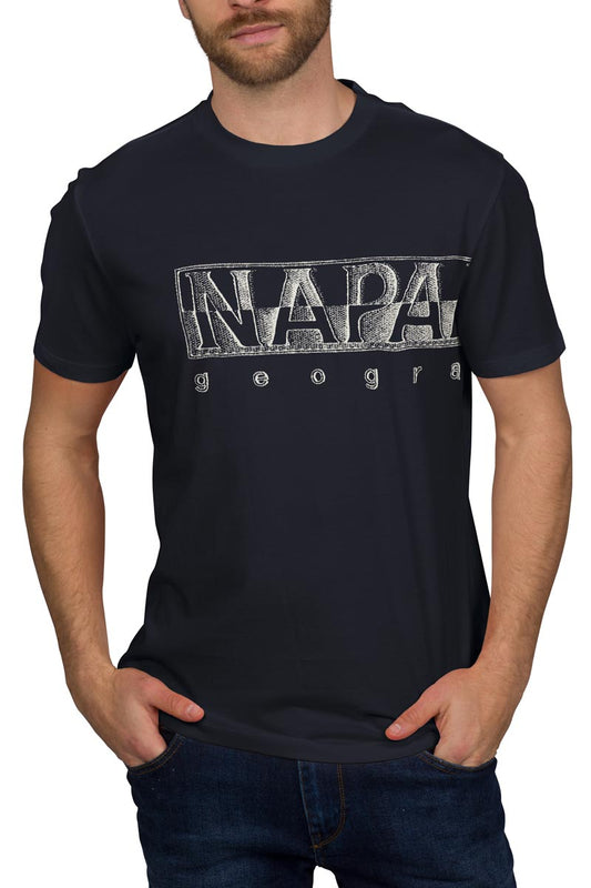 Napapijri T-shirt mod. sallar logo t-shirt con scritta grande