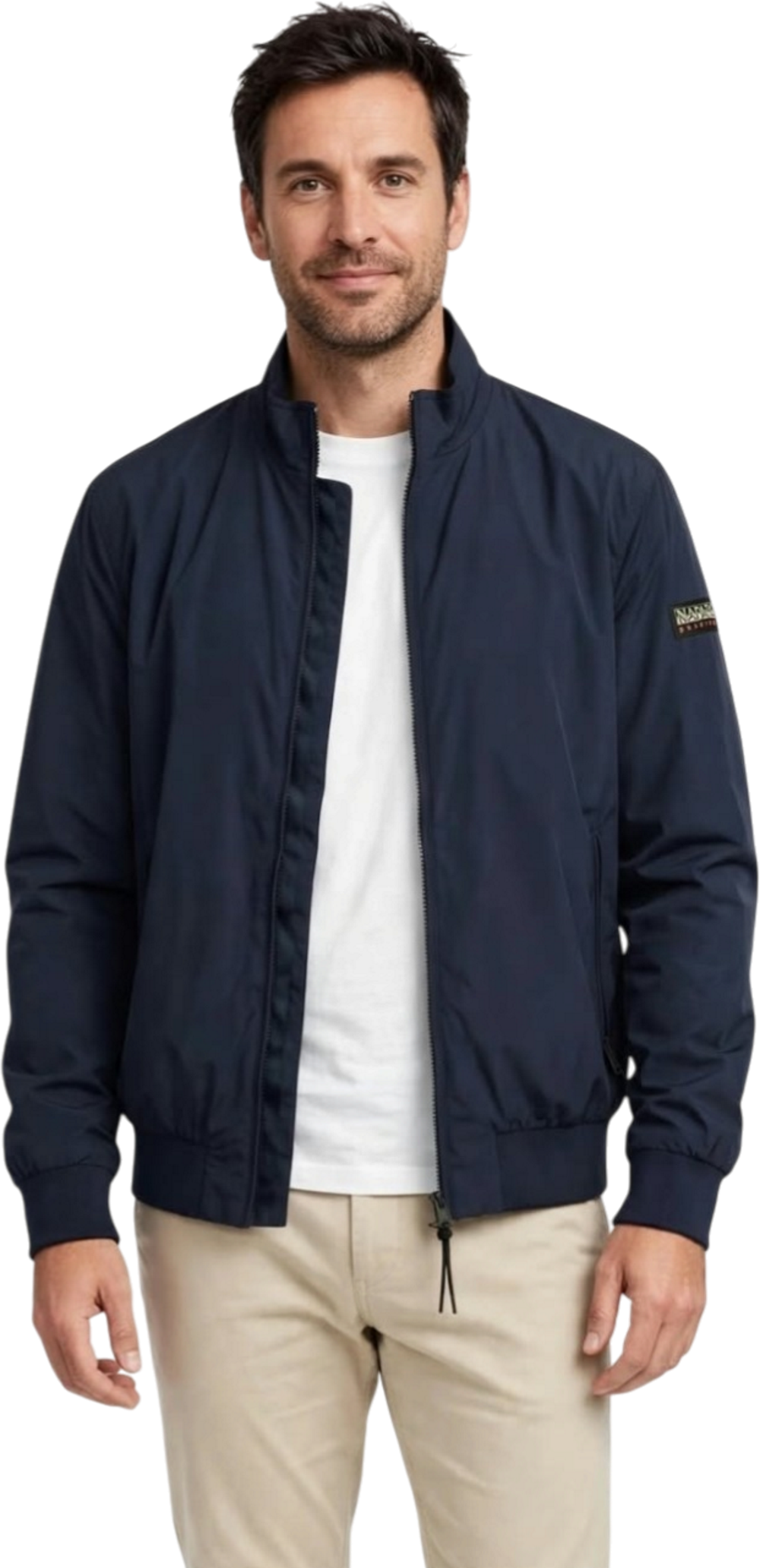 Napapijri giubbino a-montavic blu marine tessuto cordura