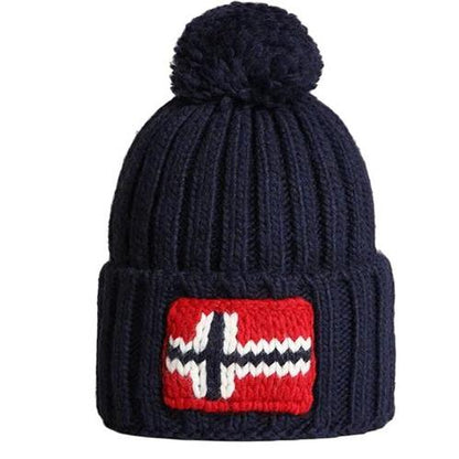 Napapijri berretto con pon pom semiury