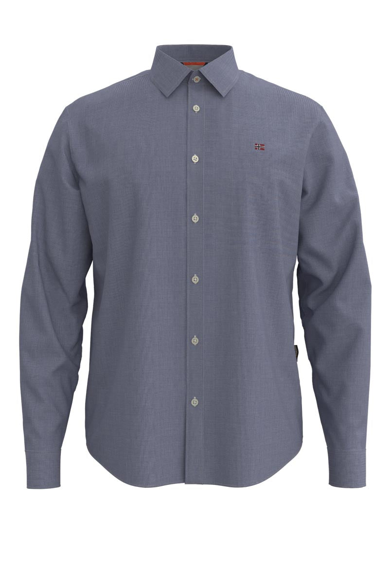 Napapijri  camicia maica lunga g-island