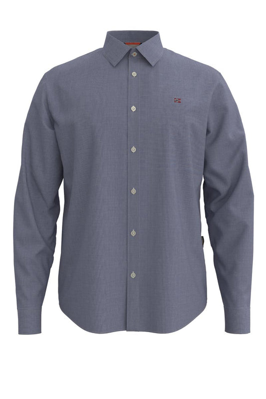 Napapijri  camicia maica lunga g-island