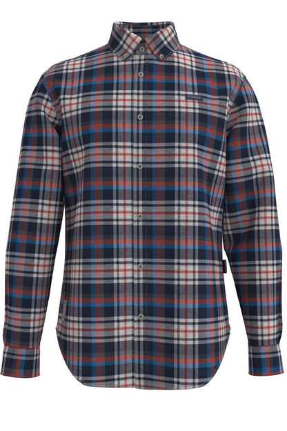 Napapijri  camicia maica lunga  g ckeck