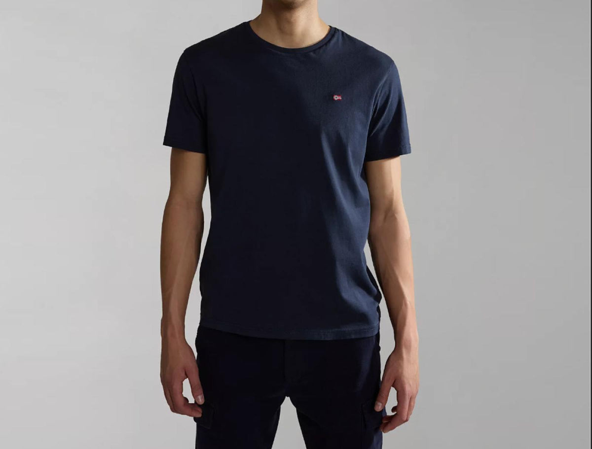 Napapijri t-shirt mezza manica con logo salis ss sum