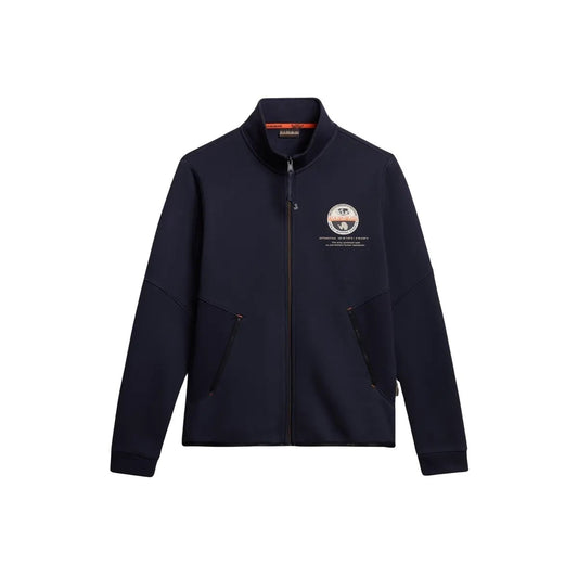 Napapijri felpa zip lunga b-argus fz