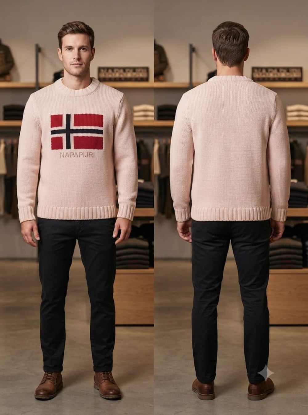 Napipijri Maglione in cotone mod mura c