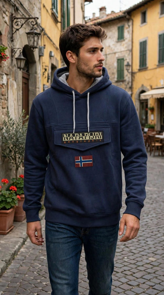 Napapijri felpa cappuccio burgee wint 4