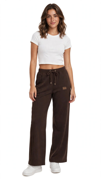 YESS-ZEE pantalone morbido in modal che si abbina alle felpa giro collo, cappuccio e zip lunga