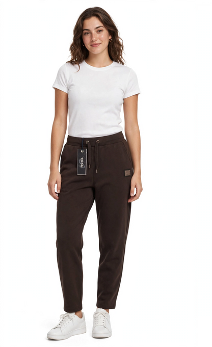 Yes-Zee pantalone dritto in modal abbinabile alle felpe dello stesso tessuto (giro collo, cappuccio e zip,lunga)