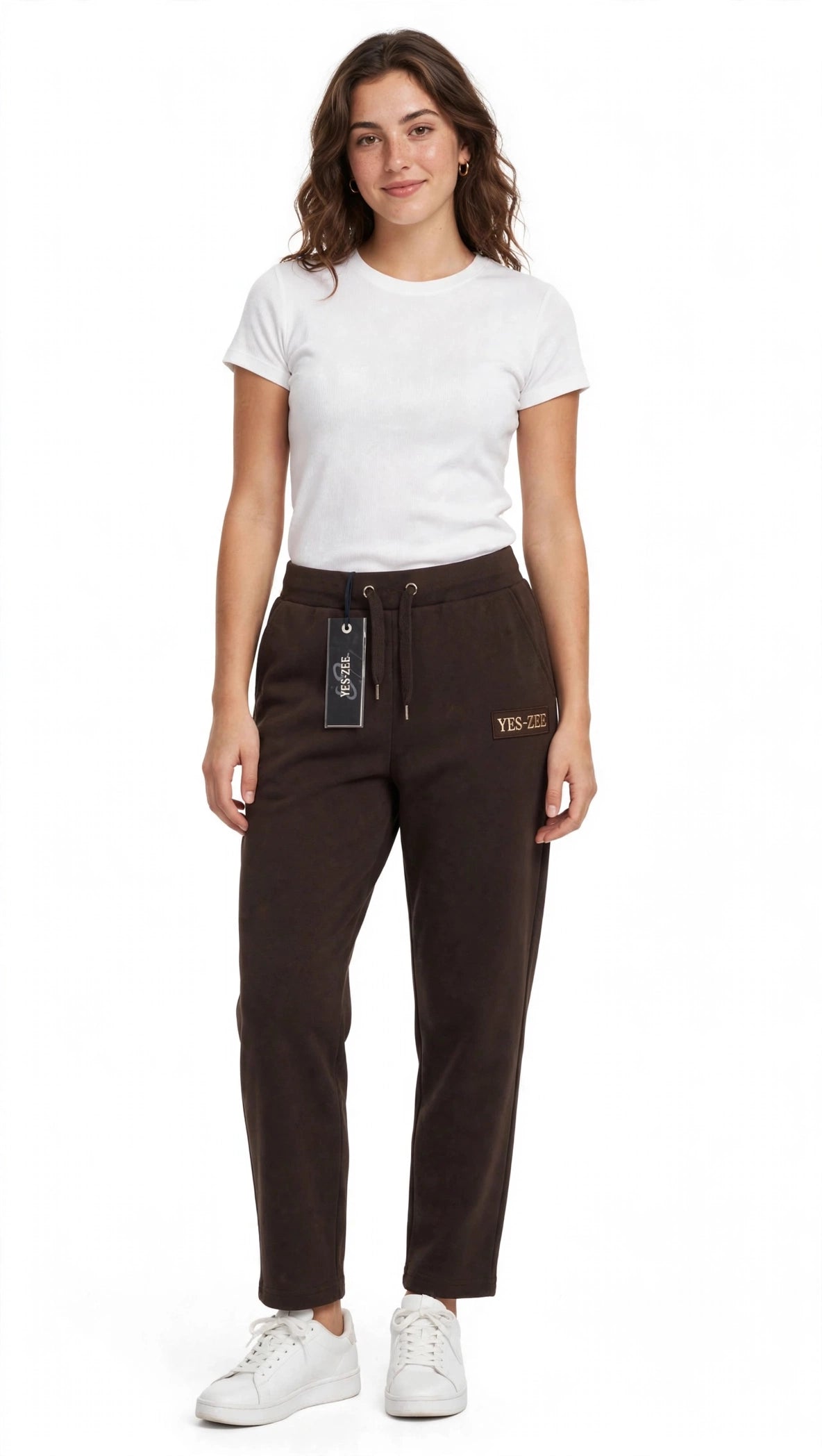 Yes-Zee pantalone dritto in modal abbinabile alle felpe dello stesso tessuto (giro collo, cappuccio e zip,lunga)