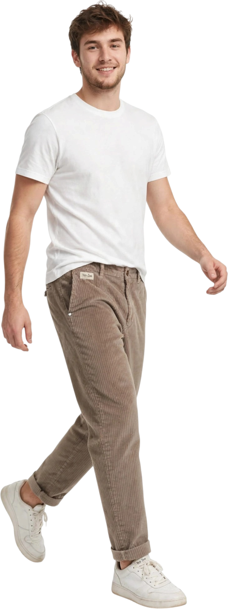 Yes-Zee pantalone uomo in velluto