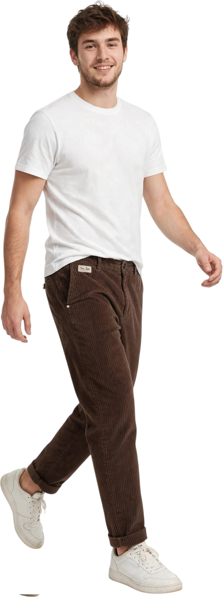 Yes-Zee pantalone uomo in velluto