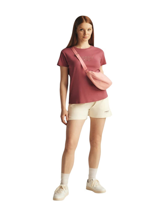 Freddy T-shirt Regular con Stampa Metallizzata