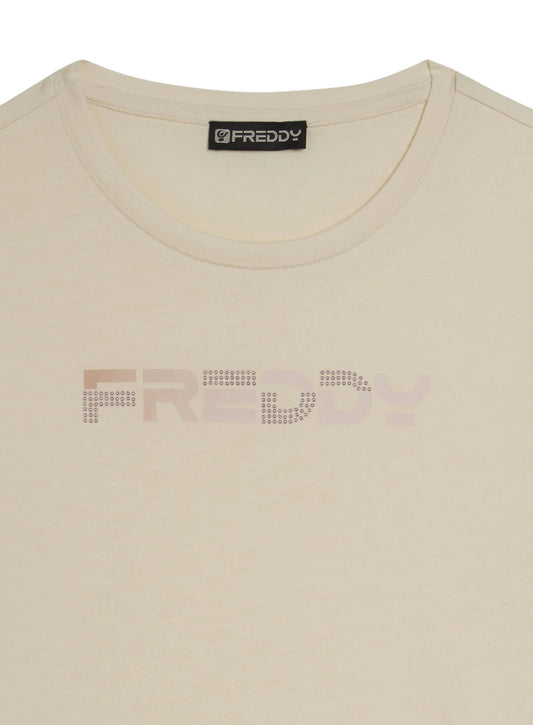 Freddy t-shirt m/m con logo olografico