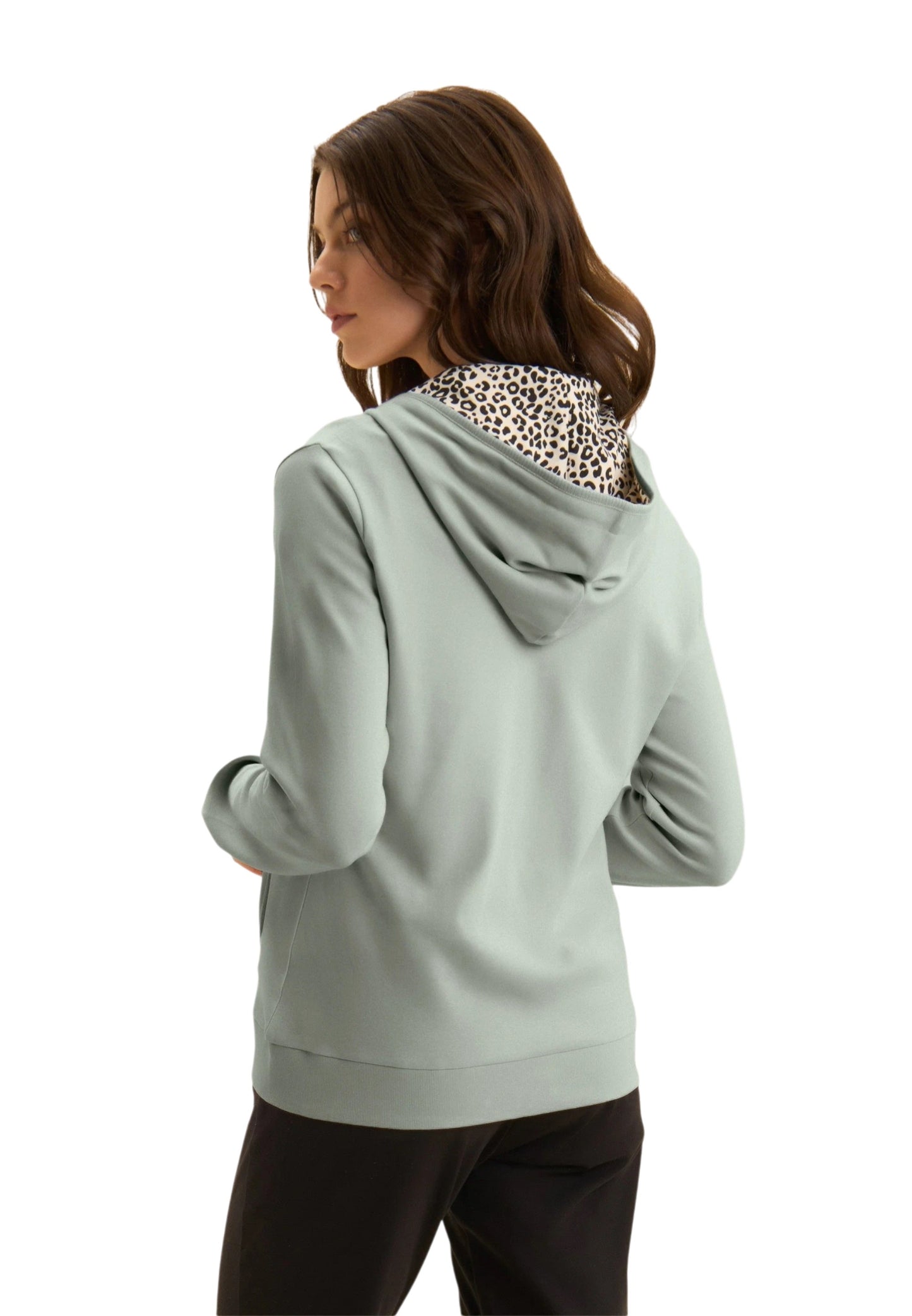Freddy Tuta con zip e cappuccio con interno animalier