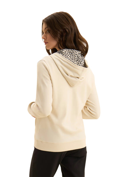 Freddy Tuta con zip e cappuccio con interno animalier