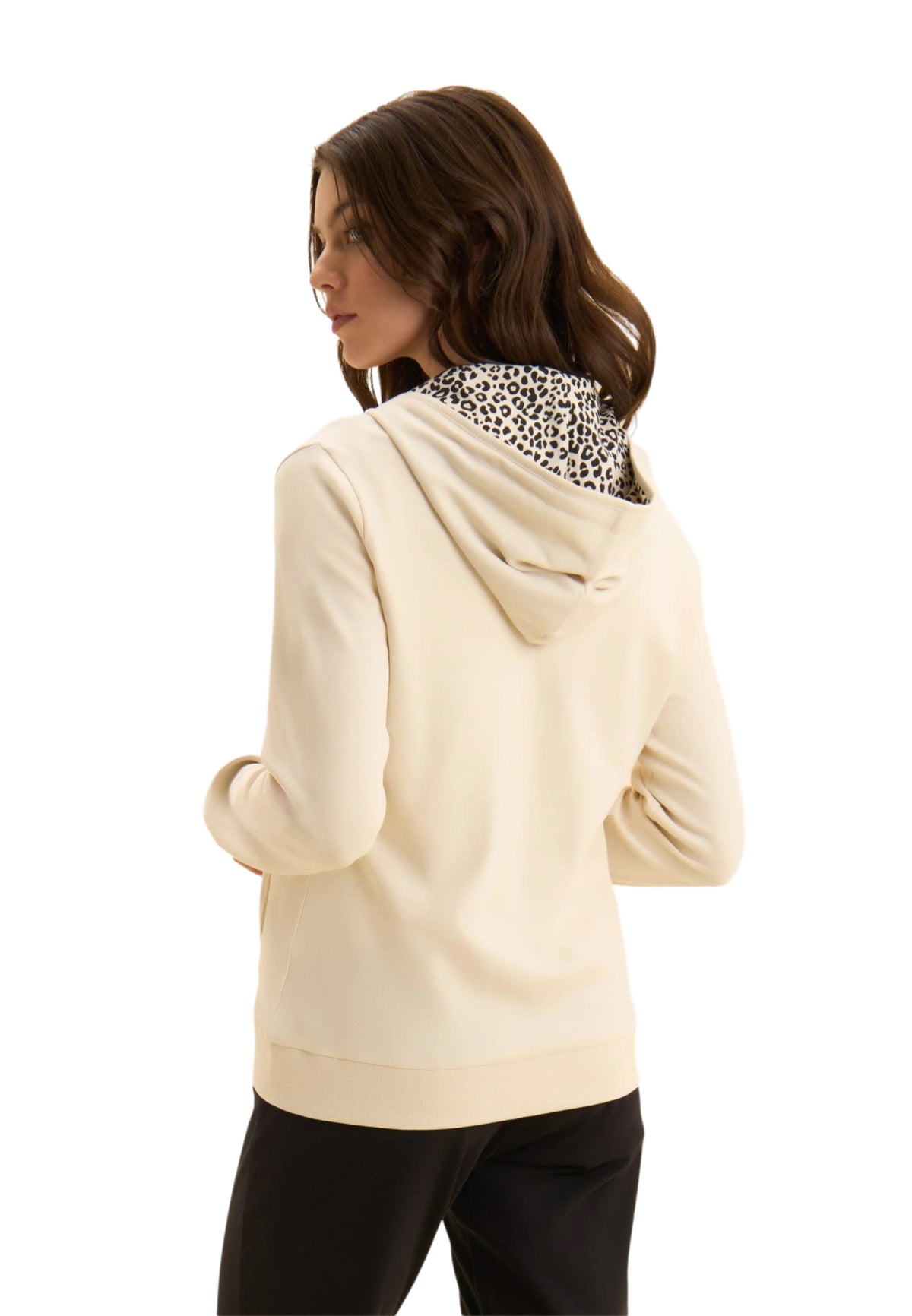 Freddy Tuta con zip e cappuccio con interno animalier