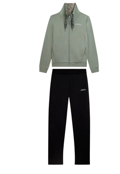 Freddy tuta zip lunga con pantalone aperto