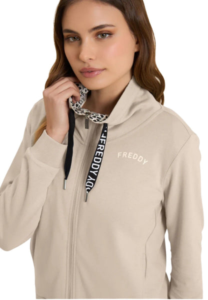 Freddy tuta zip lunga con pantalone aperto