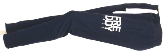 Pantalone jersy con polsino e scritta Freddy