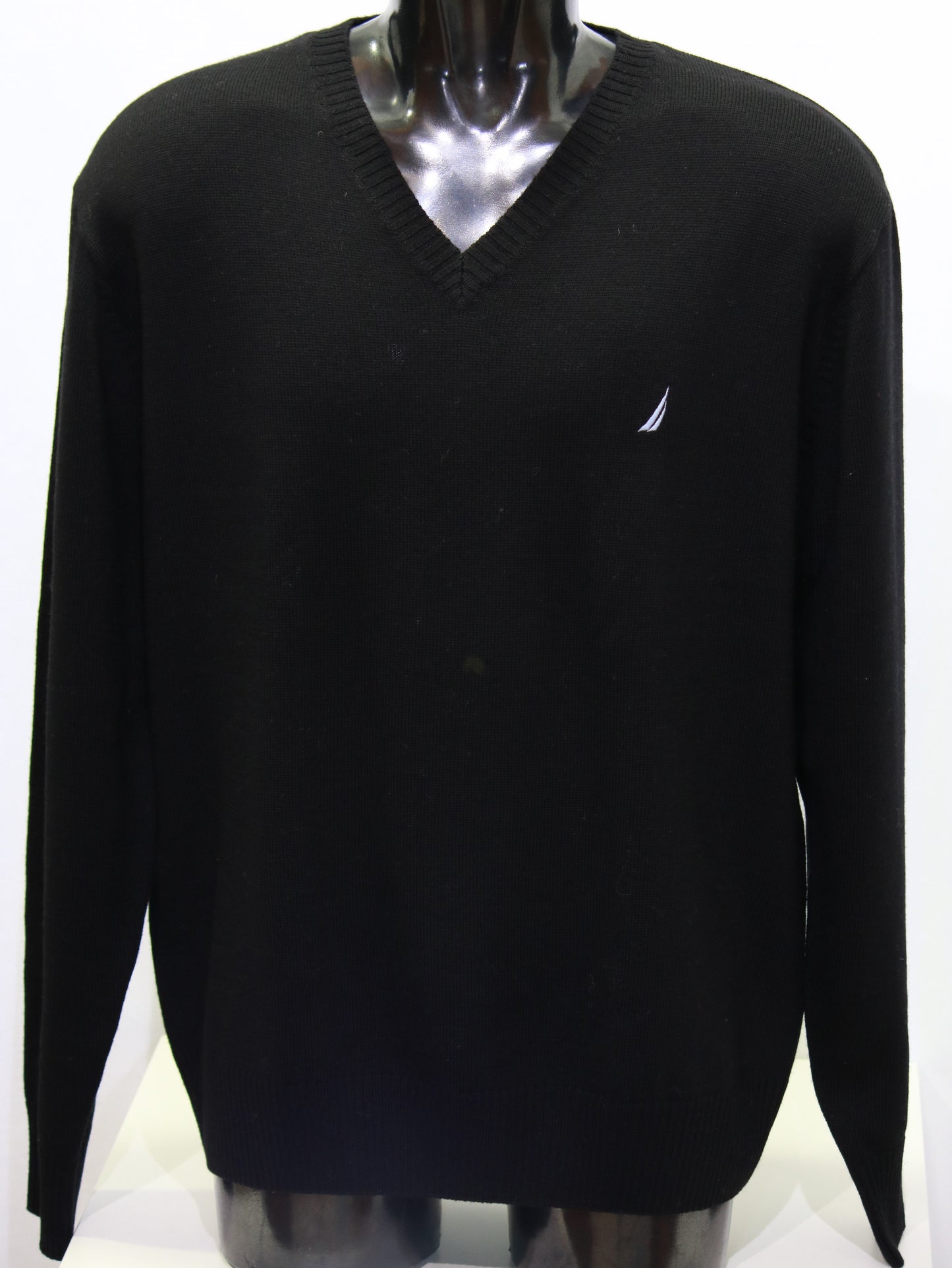 Maglia lana collo a V