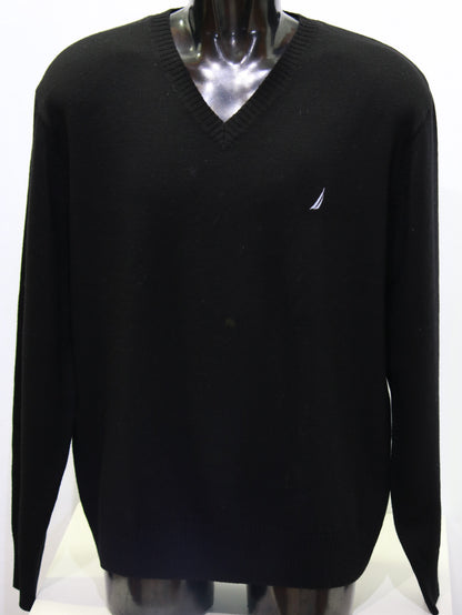 Maglia lana collo a V