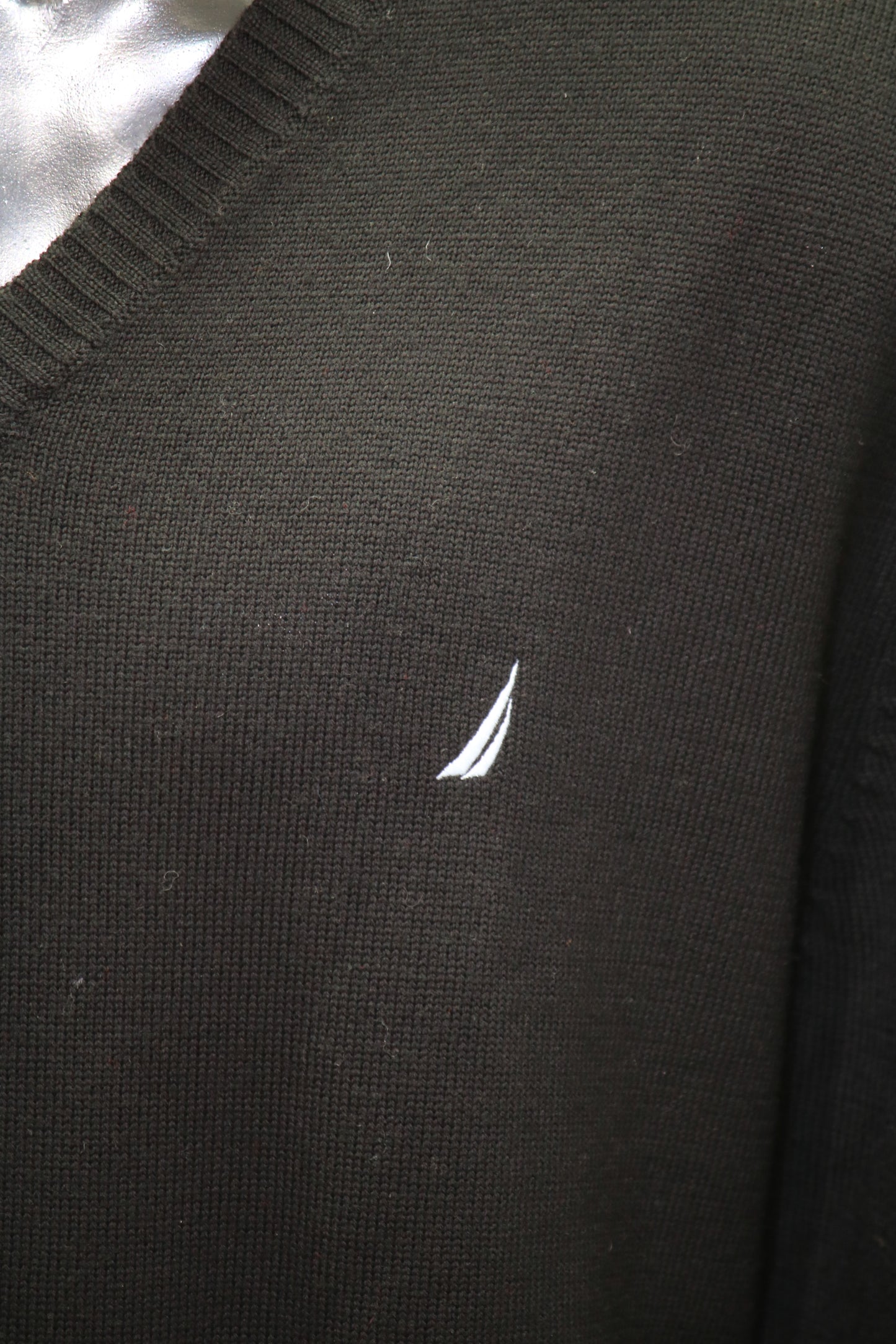 Maglia lana collo a V