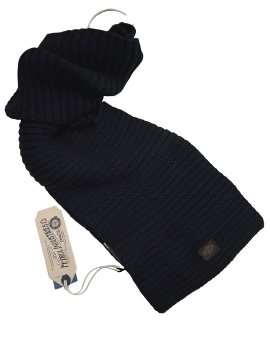 Petrol  sciarpa lana blu