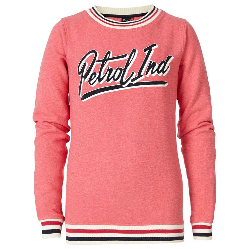 petrol  felpa giro collo pink
