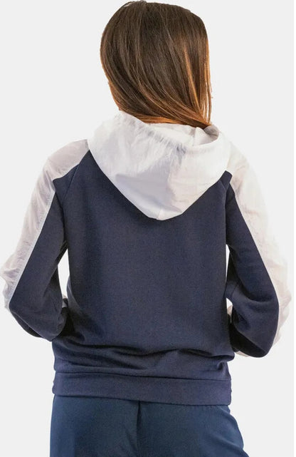 LIU-JO felpa zip lunga cappuccio