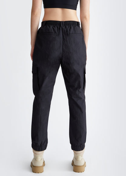 LIU-Jo pantalone in Nylon con elastico alla caviglia