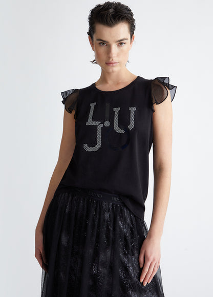 LIU-Jo t-shirt con volant