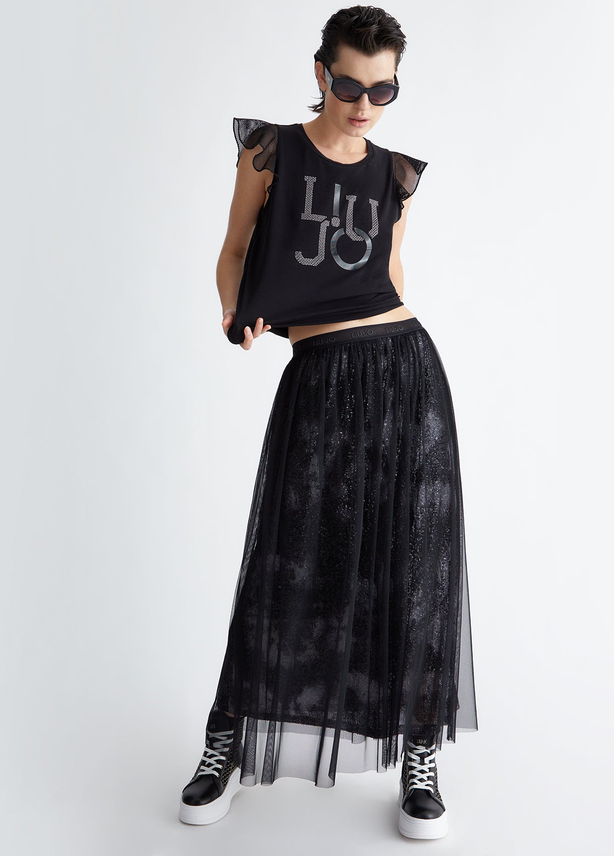 LIU-Jo t-shirt con volant