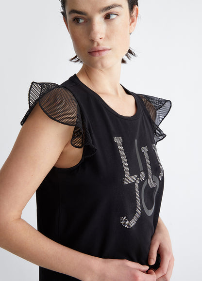 LIU-Jo t-shirt con volant