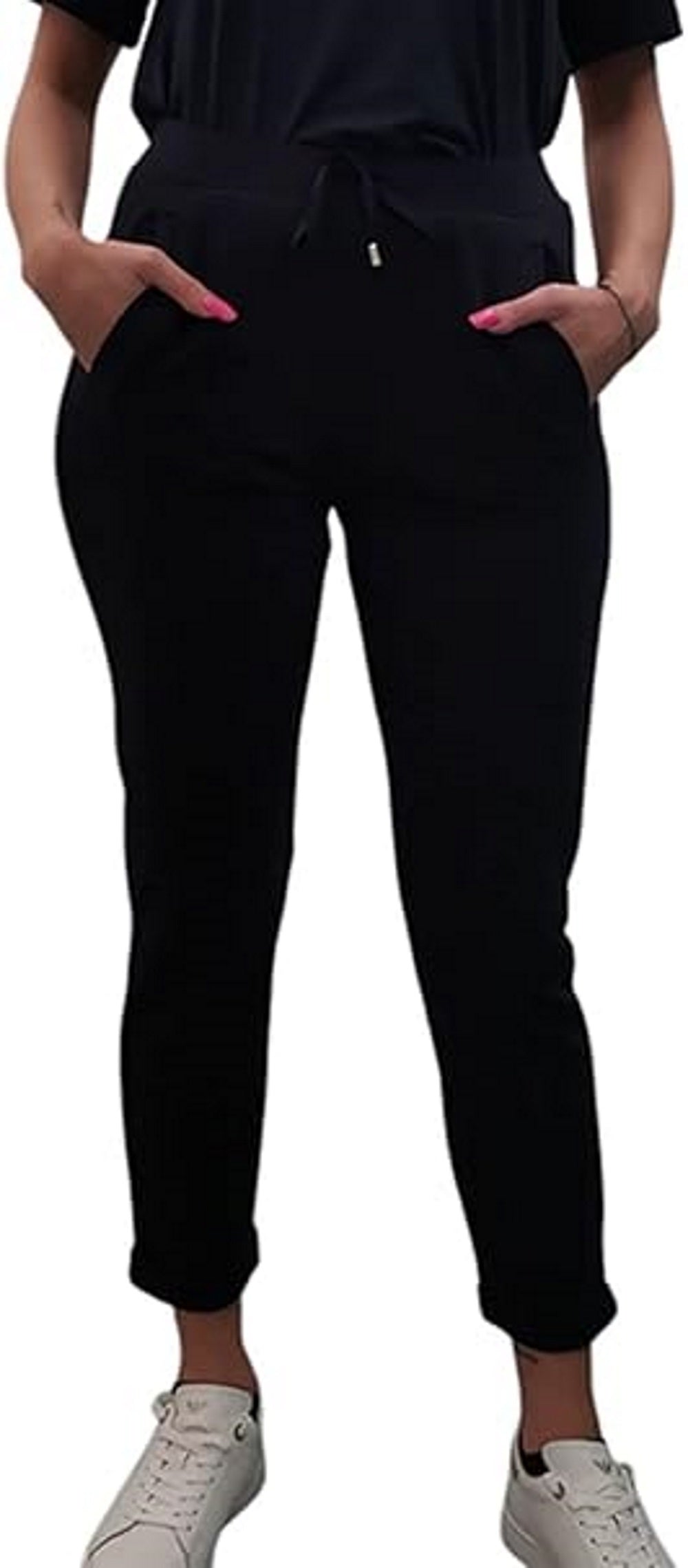 LIU JO Pantaloni Jogging in Felpa di Cotone TA4272