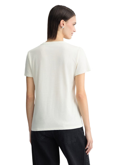 Liu-Jo T-shirt scollo V con strass