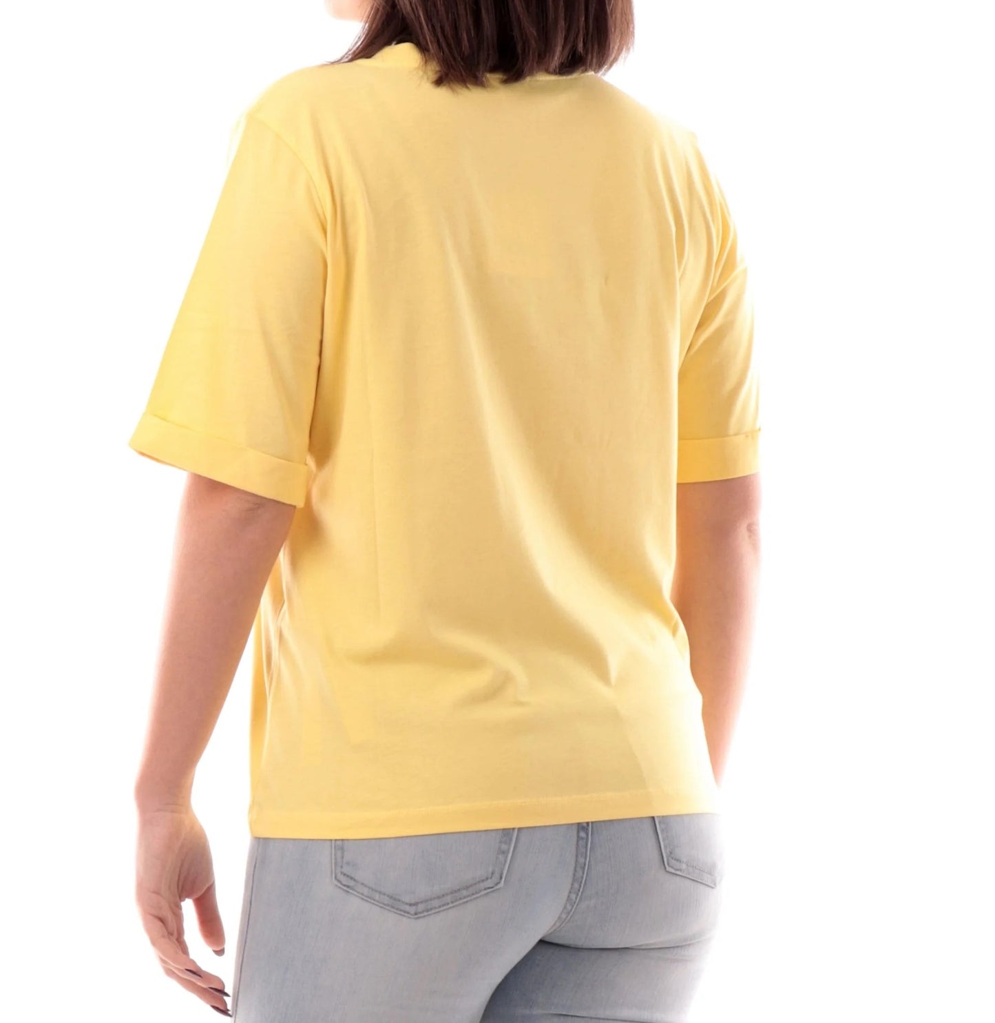 Liu-jo t-shirt scollo a V con scritta