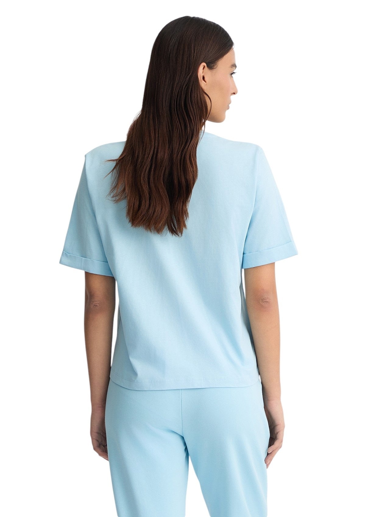 Liu-jo t-shirt scollo a V con scritta