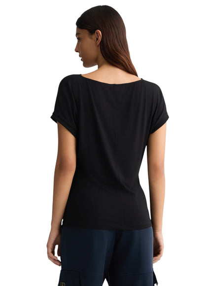 Liu-Jo t-shirt mezza manica collo con strass