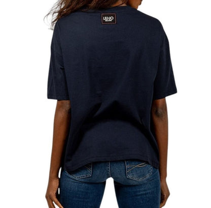 Liu-Jo t-shirt mezza manica con strass
