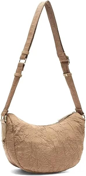 Borsa donna Liu-jo crossbody S nylon nude brown BS25LJ125 TA5240 T2902