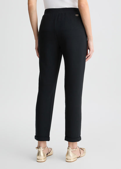 Liu-jo pantalone felpa aperto con piega